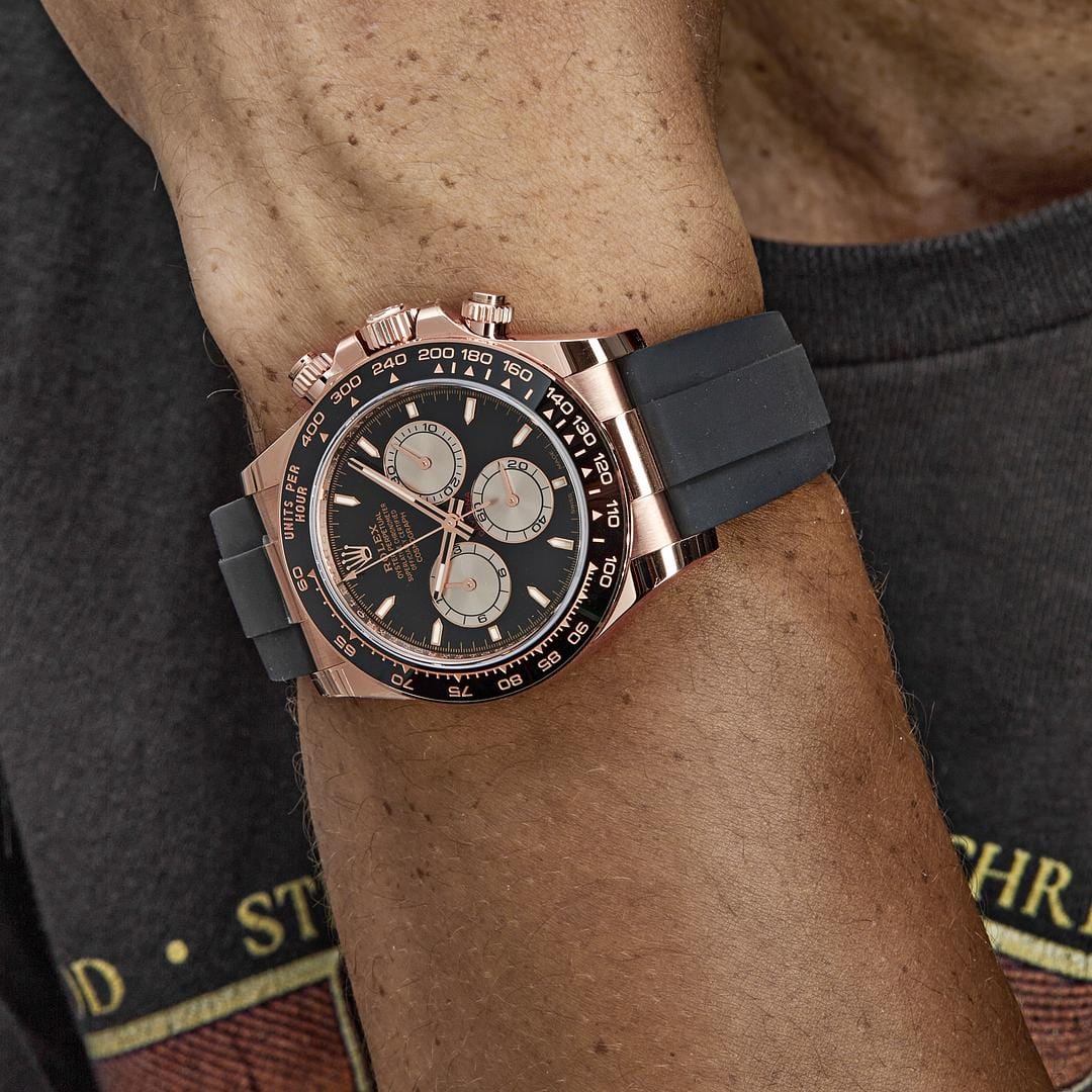 Rolex Daytona 126515LN Rose Gold Black Dial (2024) - FrasersFashion