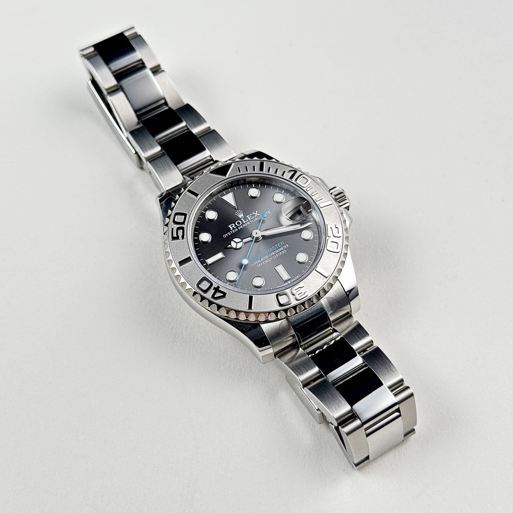Rolex Yacht-Master 37 268622 Stainless Steel/Platinum Rhodium Dial (2024) - FrasersFashion