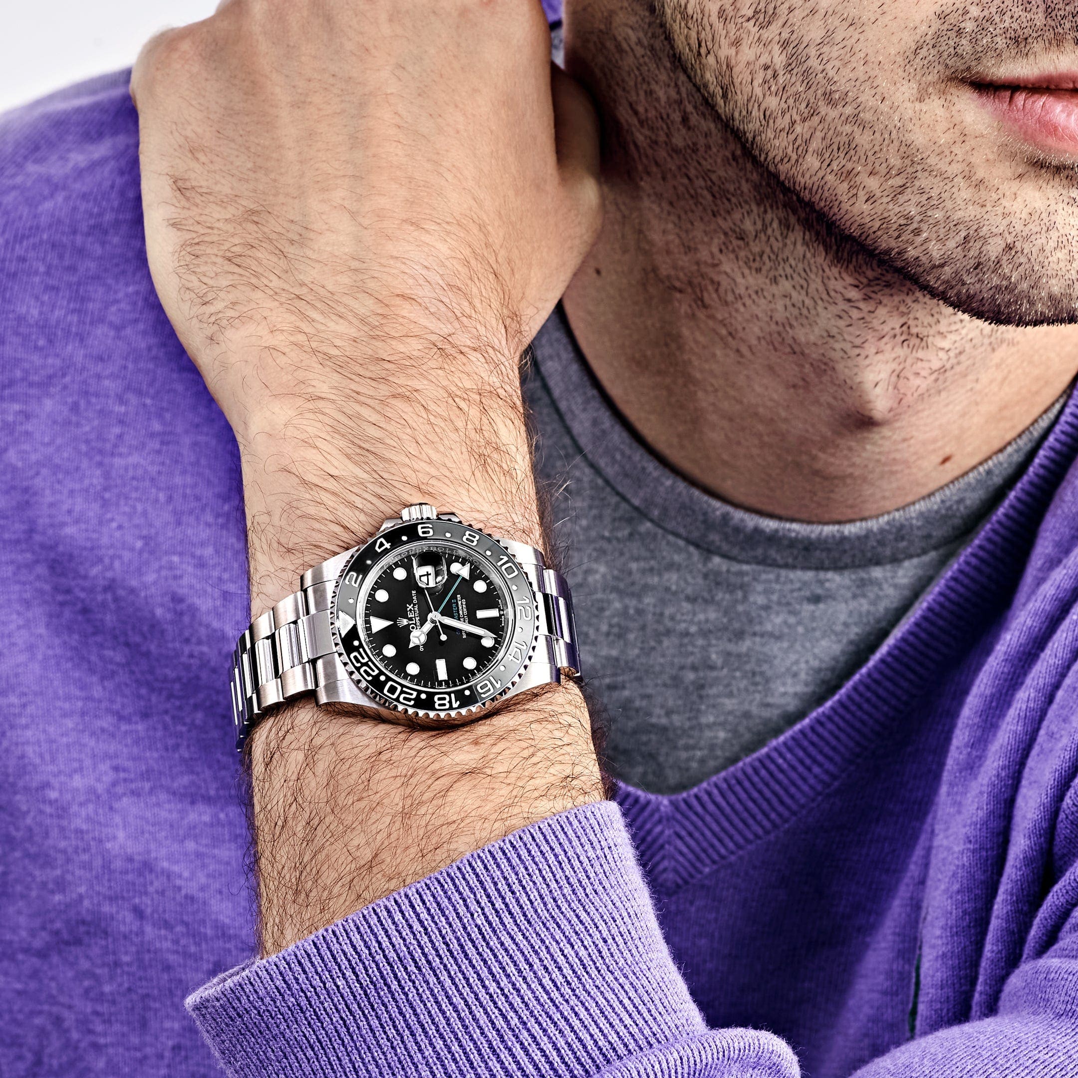 Rolex GMT-Master II 126710GRNR ??Bruce Wayne?? Stainless Steel Black Dial Oyster (2025) - FrasersFashion