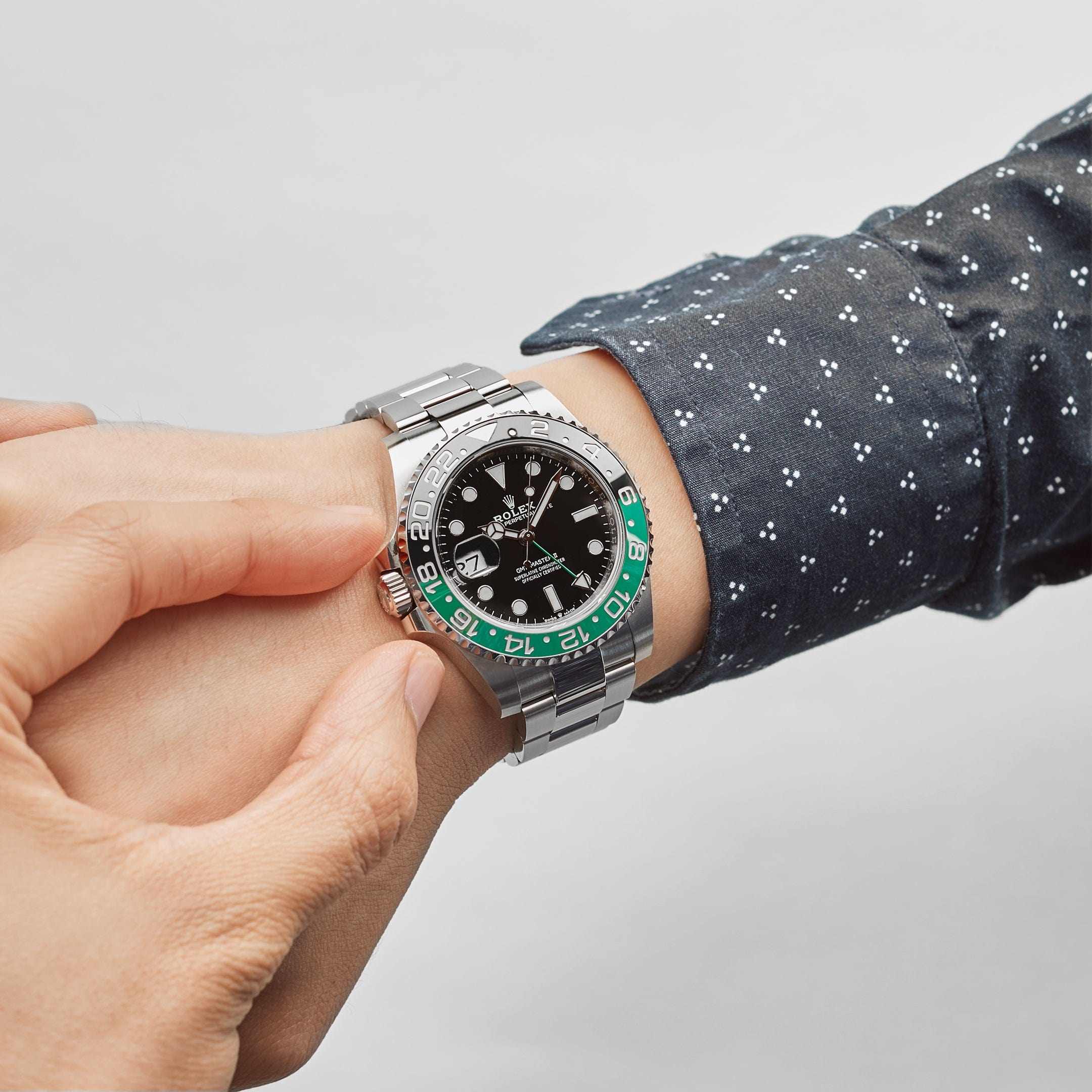 Rolex GMT-Master II 126720VTNR ??Sprite?? Lefty Stainless Steel Oyster (2023) - FrasersFashion