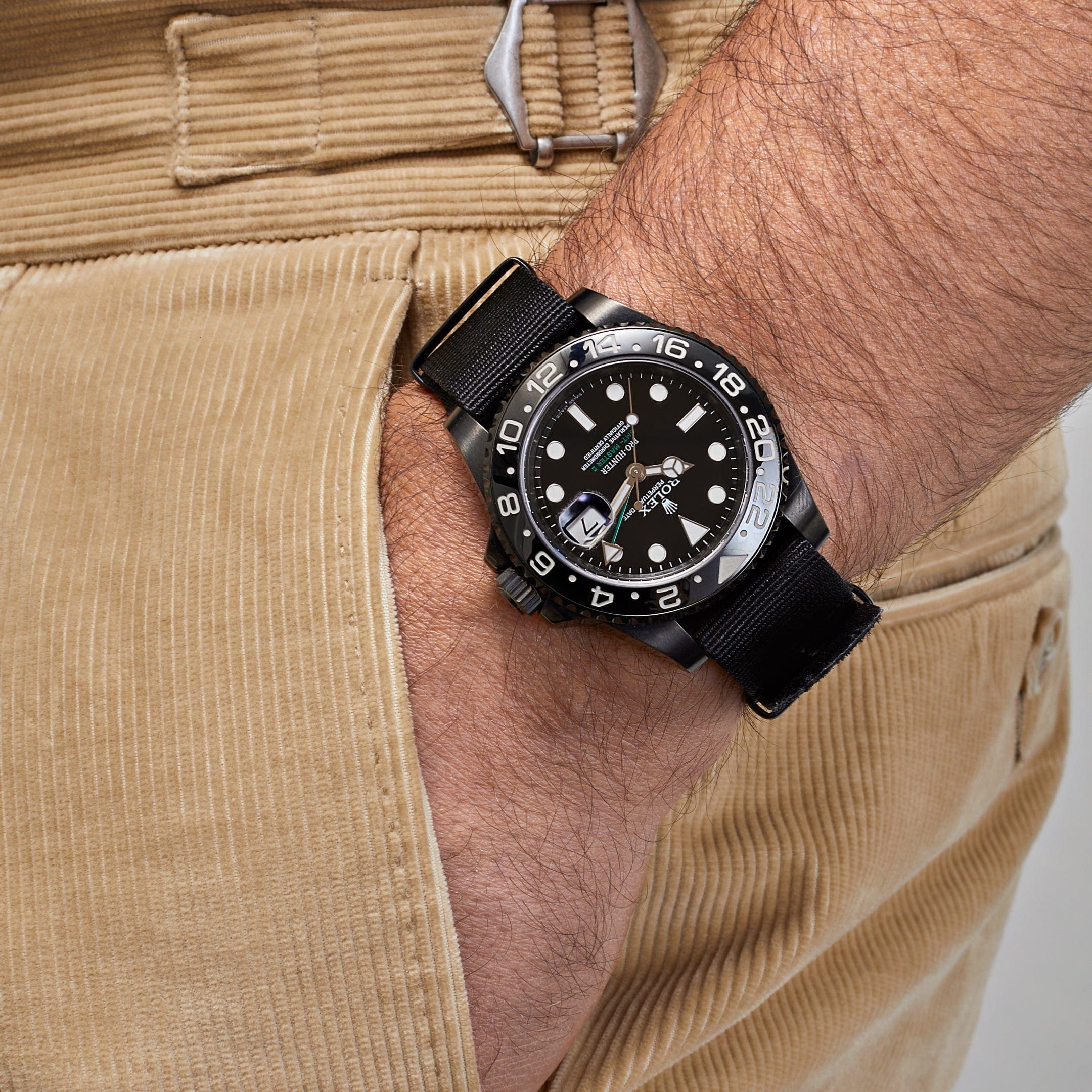 Rolex GMT-Master II 116710LN Pro Hunter ??Stealth?? Black-PVD Steel - FrasersFashion