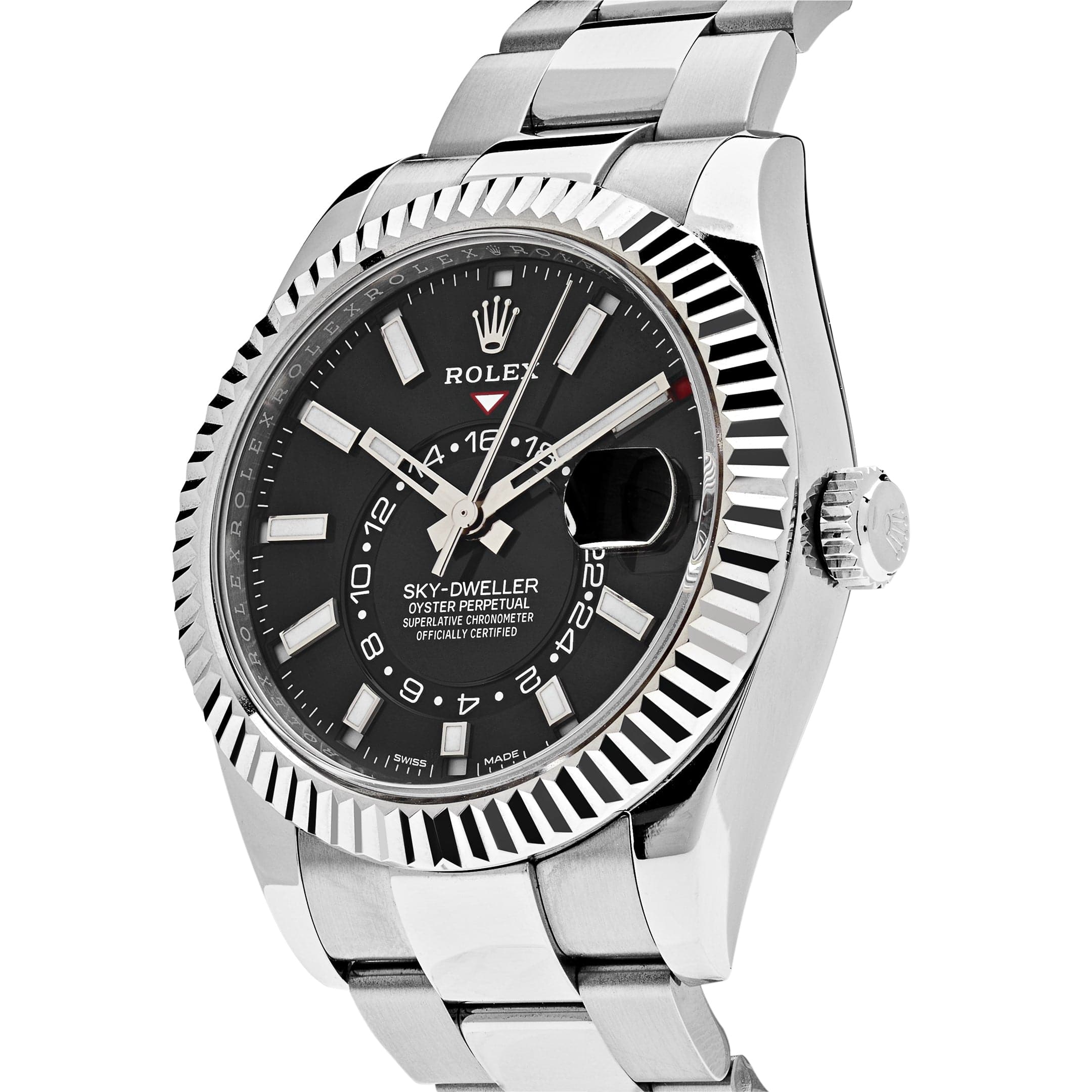 Rolex Sky-Dweller 326934 Stainless Steel Black Dial (2022) - FrasersFashion