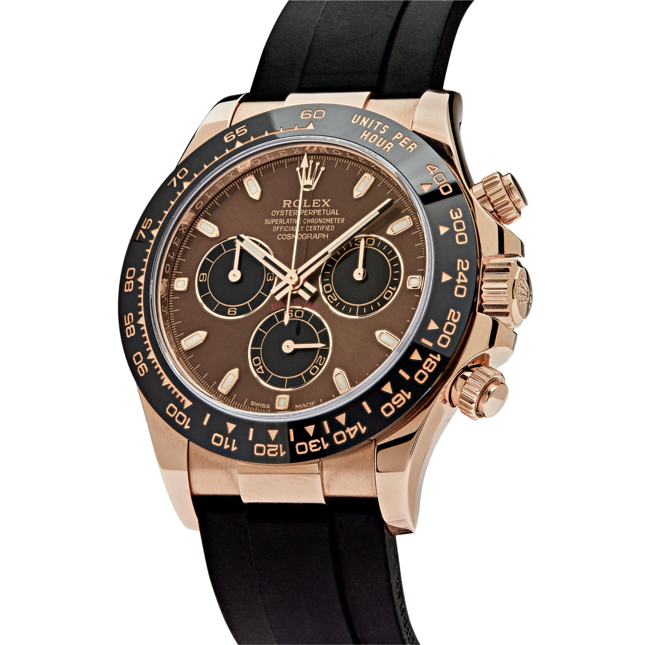 Rolex Daytona 116515LN Rose Gold Chocolate Dial - FrasersFashion