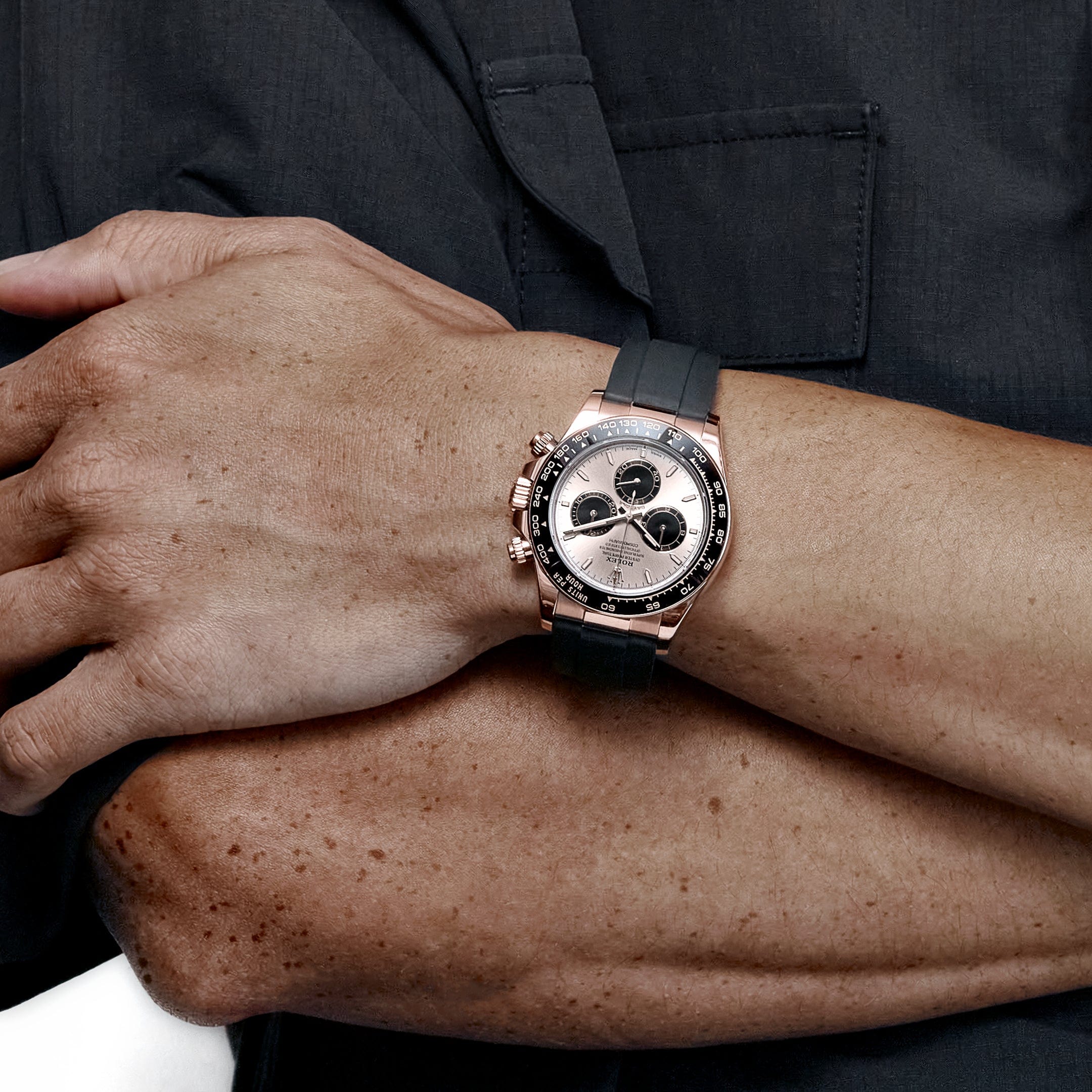Rolex Daytona 126515LN Rose Gold Sundust Dial (2024) - FrasersFashion