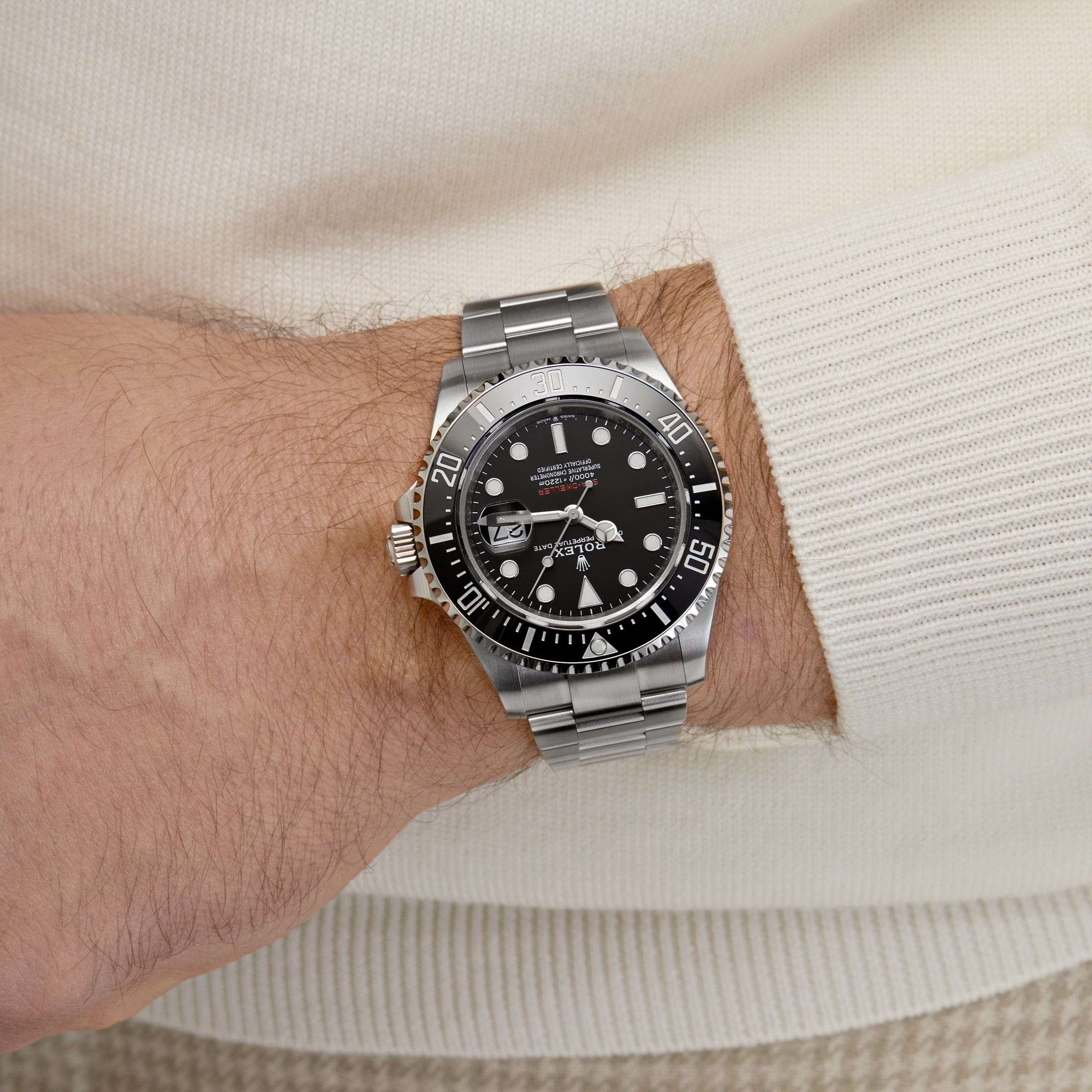 Rolex Sea-Dweller 126600 Stainless Steel Black Dial (2023) - FrasersFashion
