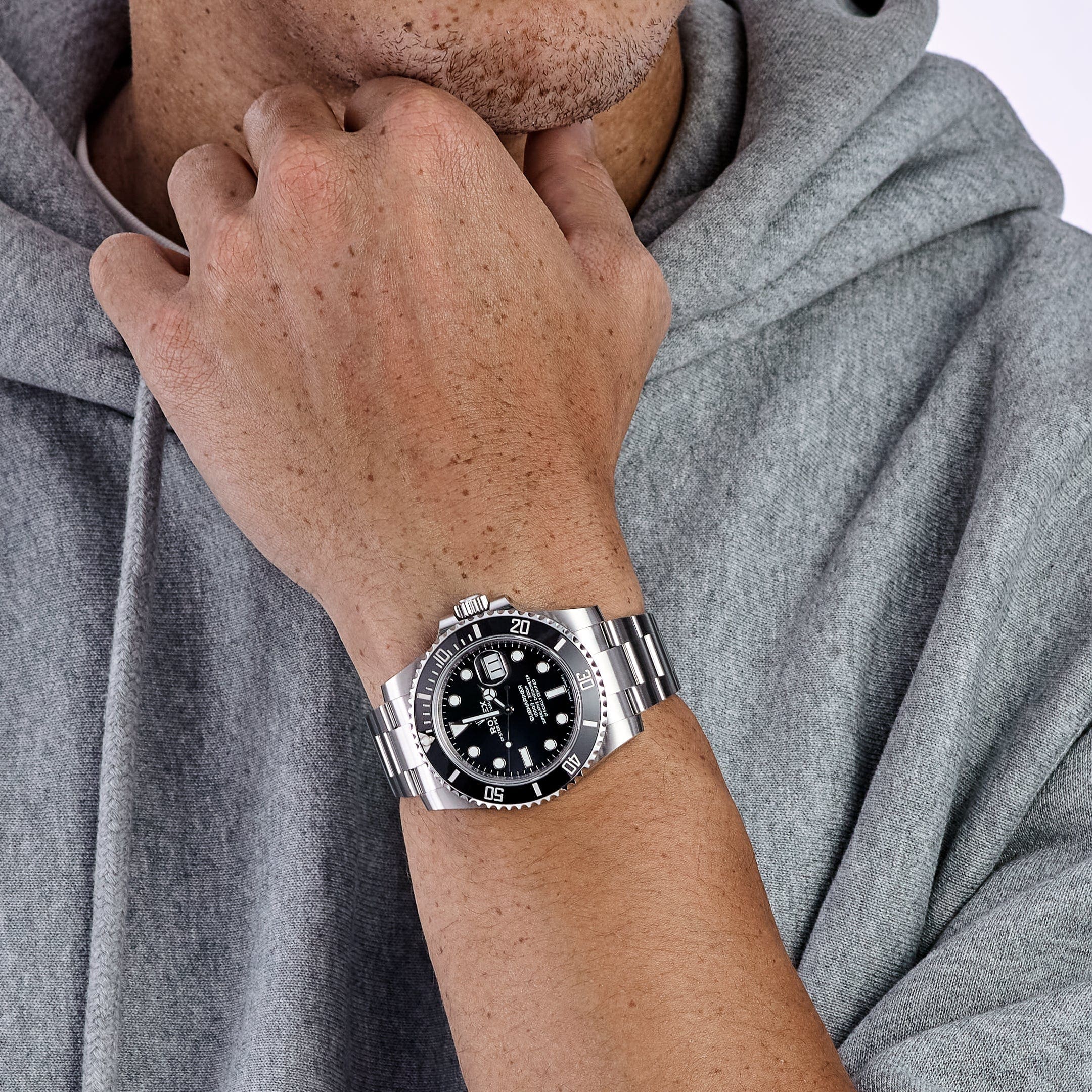 Rolex Submariner Date 116610LN Stainless Steel Black Dial - FrasersFashion