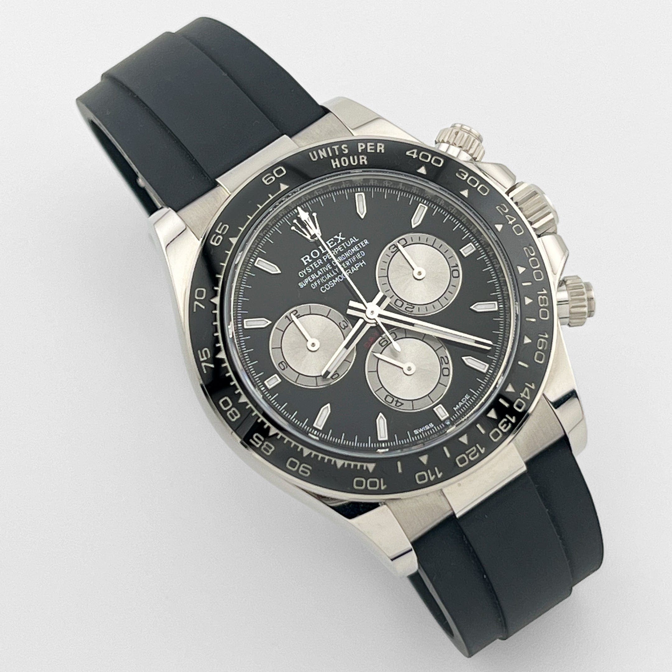 Rolex Daytona 126519LN White Gold Black Dial (2023) - FrasersFashion