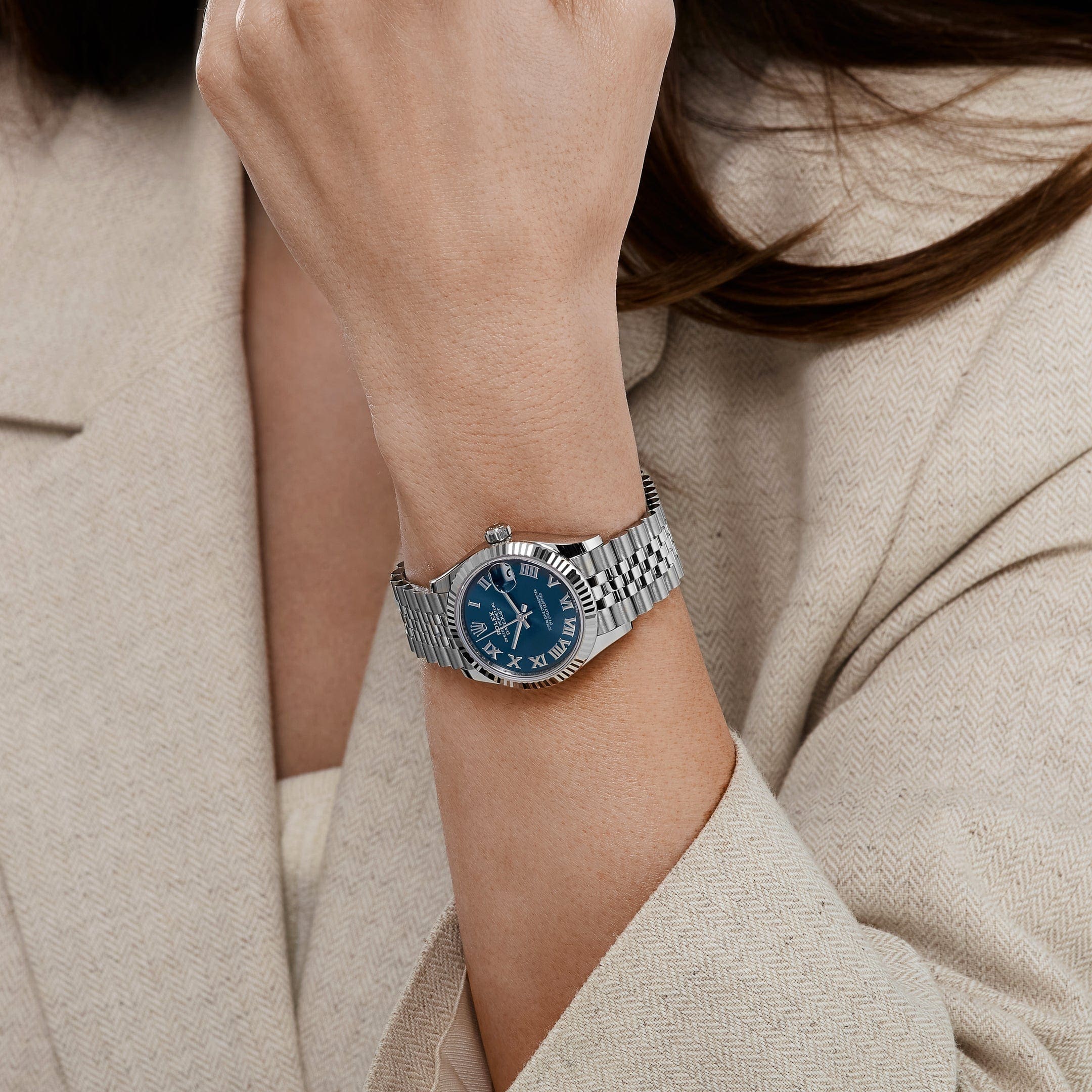 Rolex Datejust 278274 31 ??Ladies?? Stainless Steel Blue Roman Numerals Dial (2025) - FrasersFashion