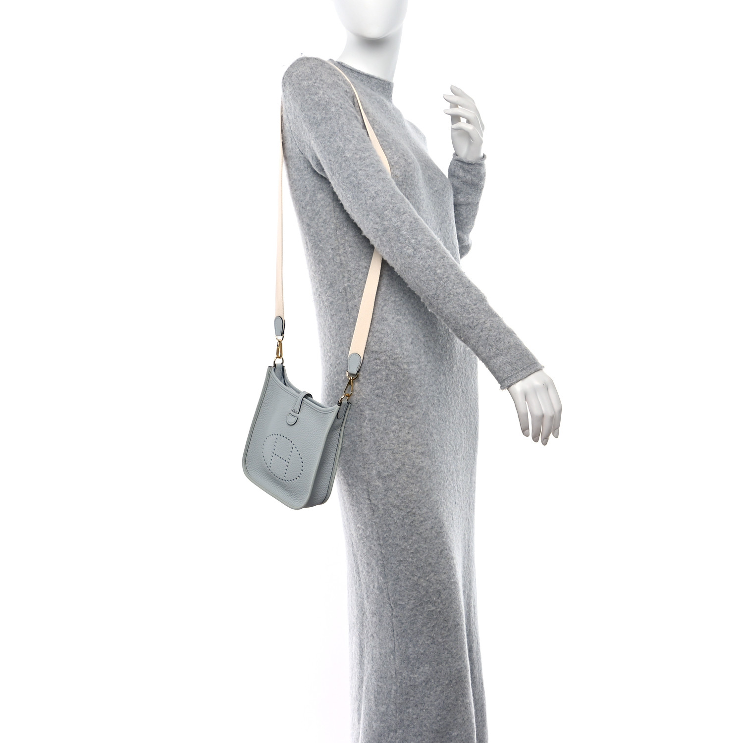 Taurillon Clemence Amazone Evelyne TPM Bleu Pale Nata - FrasersFashion