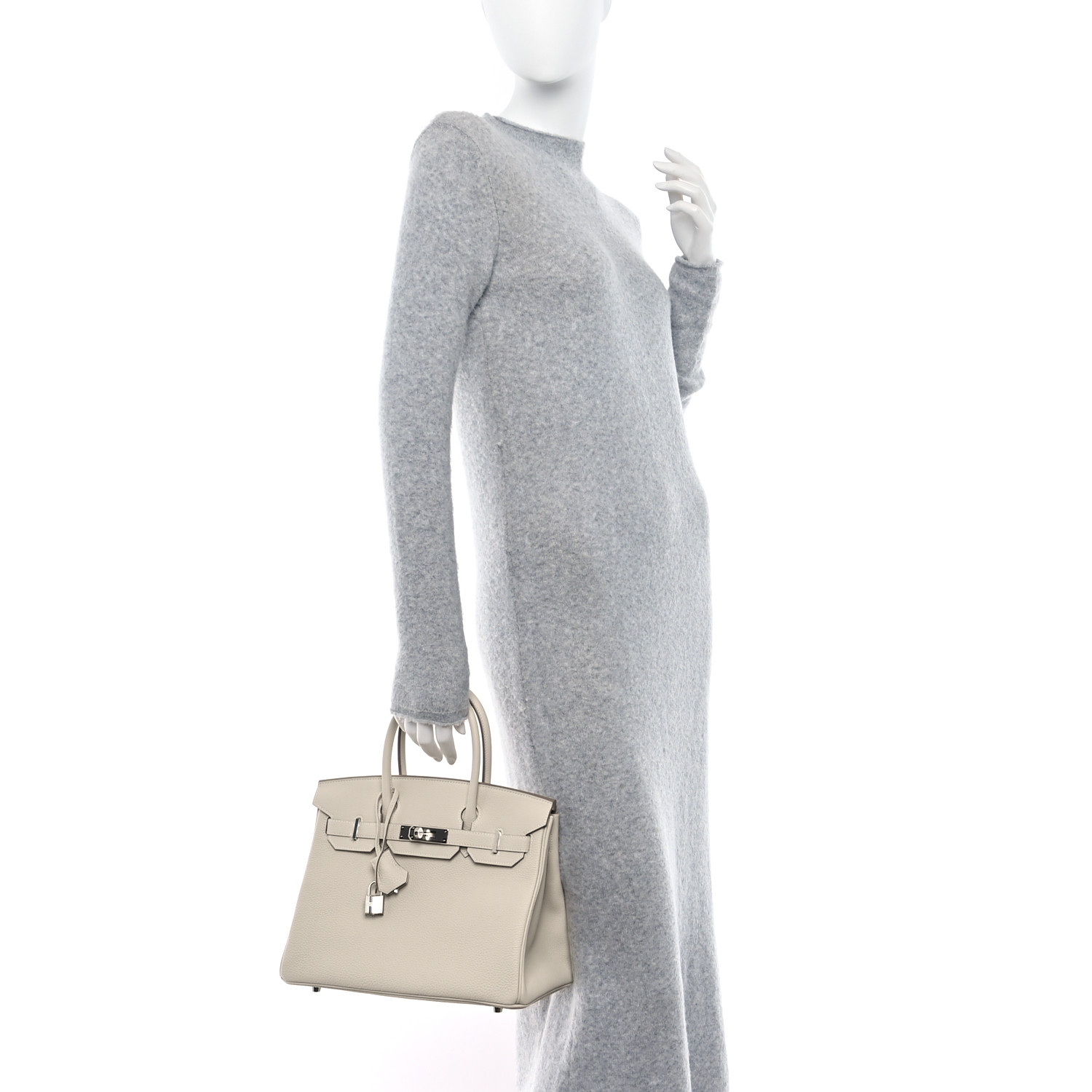 Togo Birkin 30 Craie（Silver Lock） - FrasersFashion