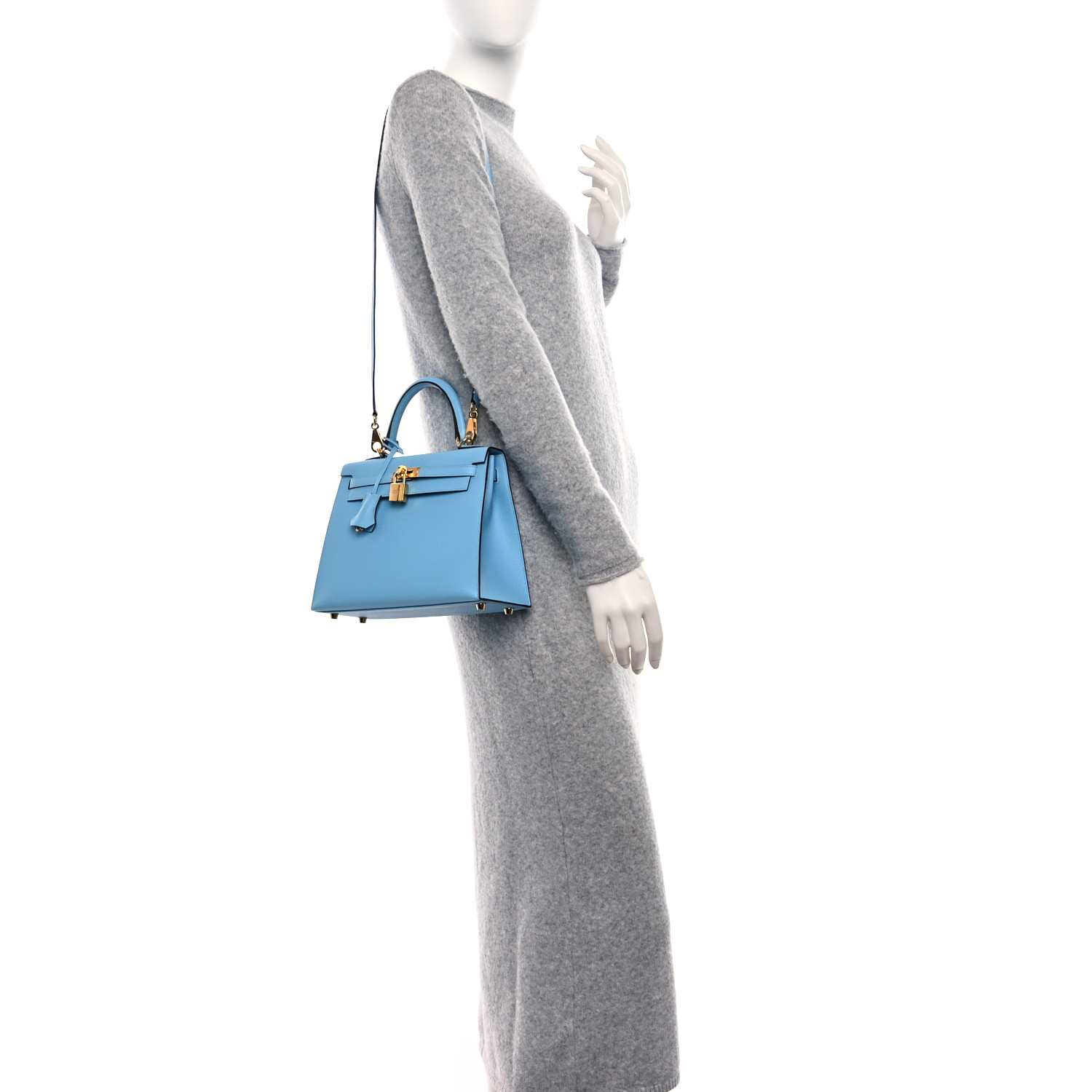 Epsom Kelly Sellier 25 Celeste - FrasersFashion