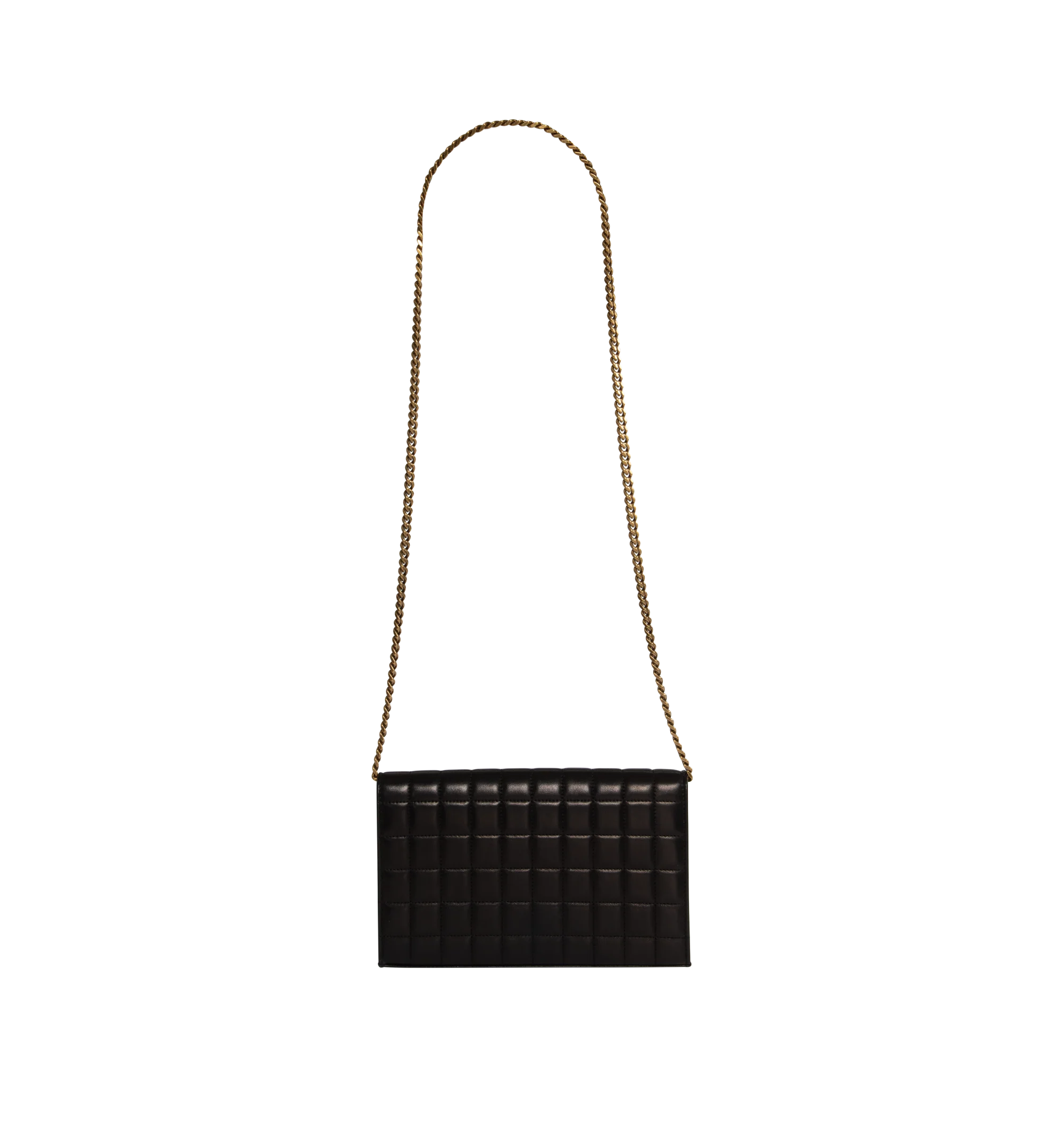 QUILTED CHAIN WALLET - FrasersFashion