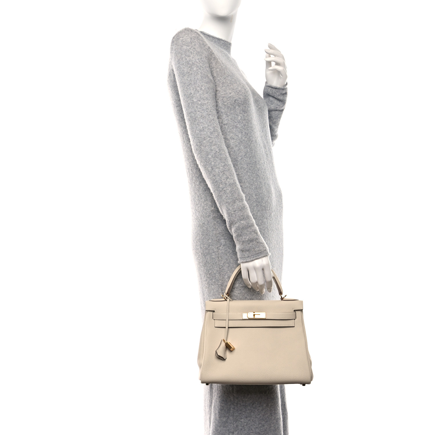 Togo Kelly Retourne 28 Craie - FrasersFashion