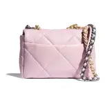 Chanel Medium Pink 19 Flap Bag - FrasersFashion