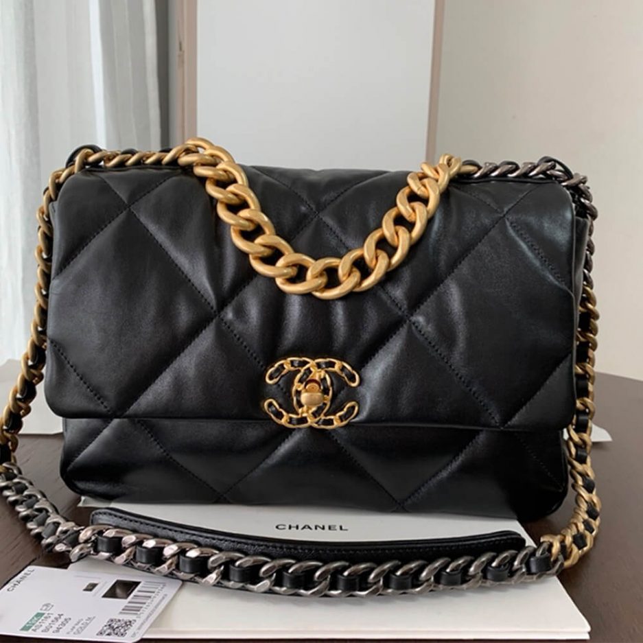 CHANEL 19 Large Handbag AS1161 - FrasersFashion