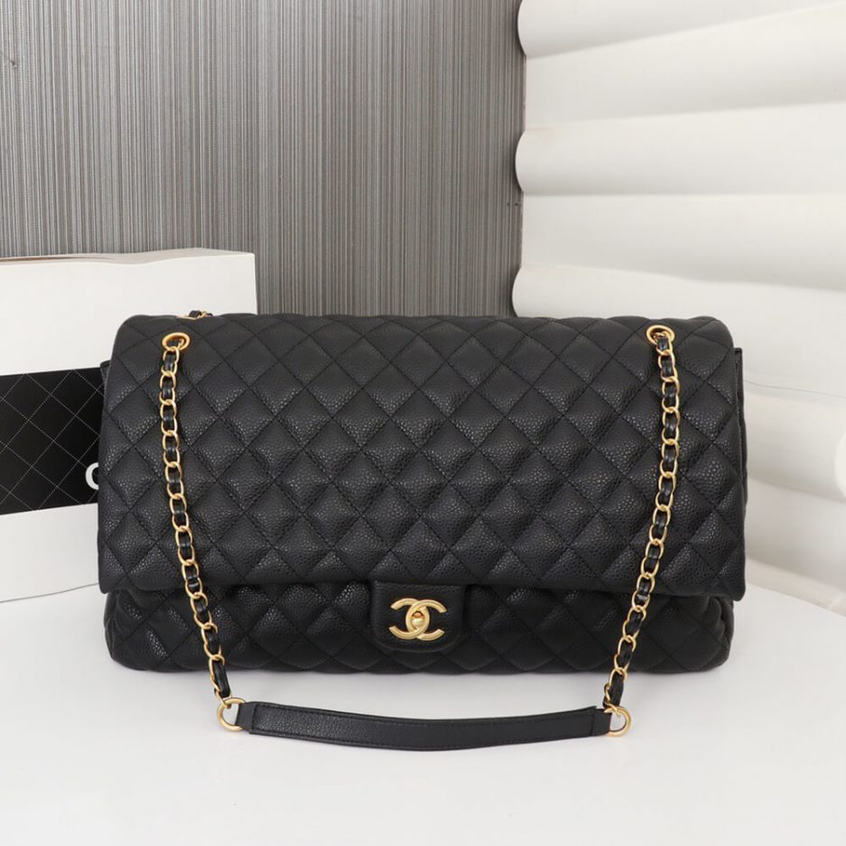 Chanel Travel Flap Bag Black - FrasersFashion
