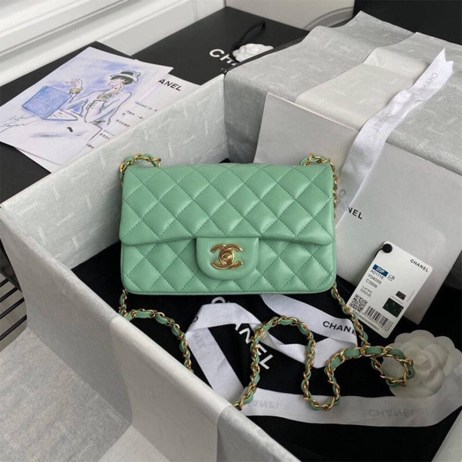 CHANEL MINI FLAP BAG A01116 - FrasersFashion