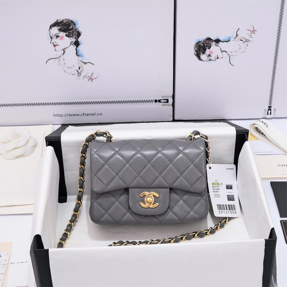 Chanel MINI FLAP BAG A01115 - FrasersFashion