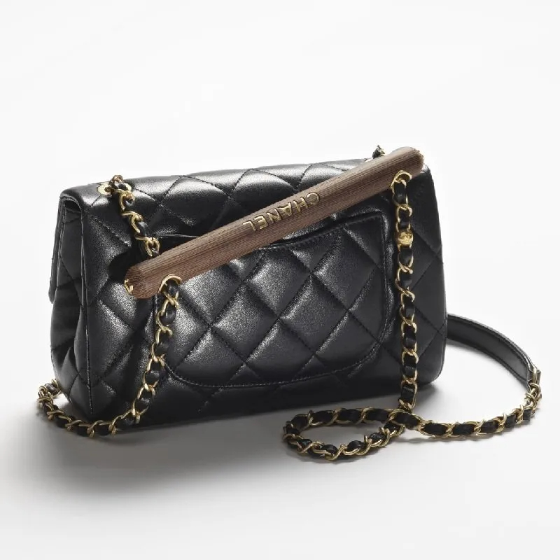 CHANEL SMALL FLAP BAG WITH TOP HANDLE - FrasersFashion