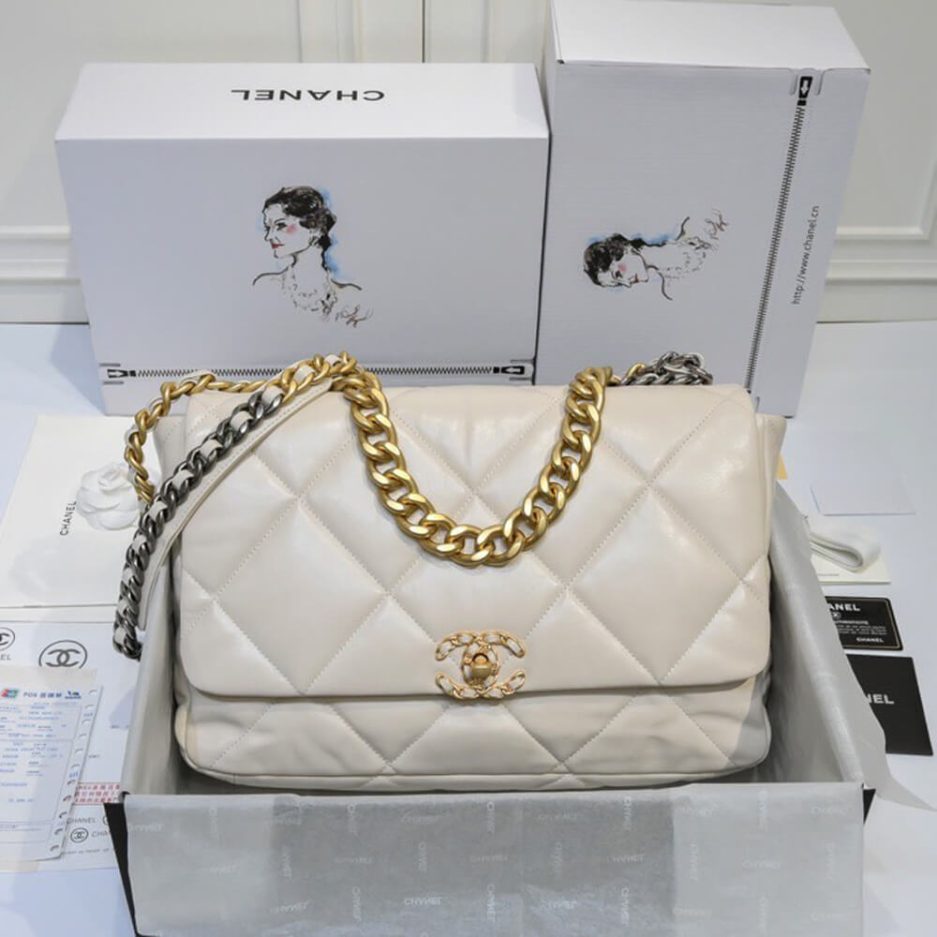 CHANEL 19 MAXI HANDBAG AS1162 - FrasersFashion