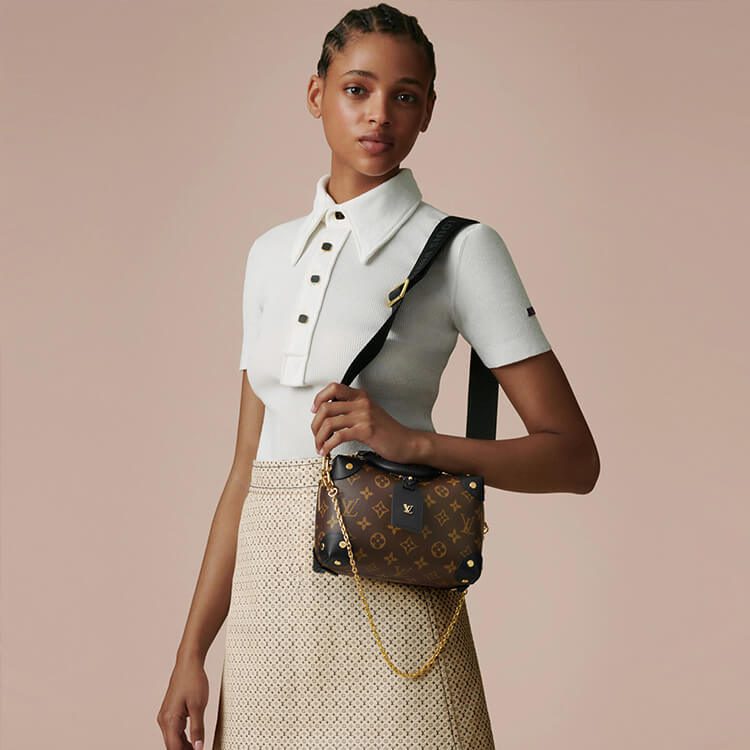 LV Petite Malle Souple Handbag M45571 - FrasersFashion