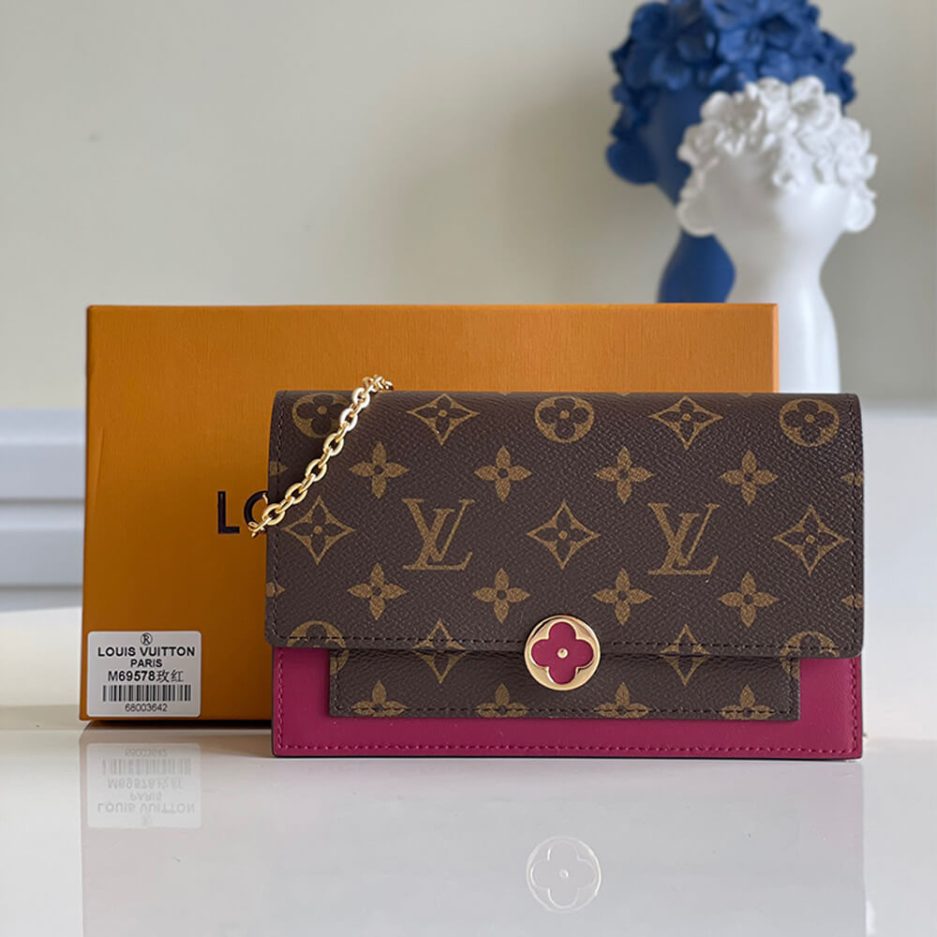 Louis Vuitton FLORE CHAIN WALLET M69578 - FrasersFashion