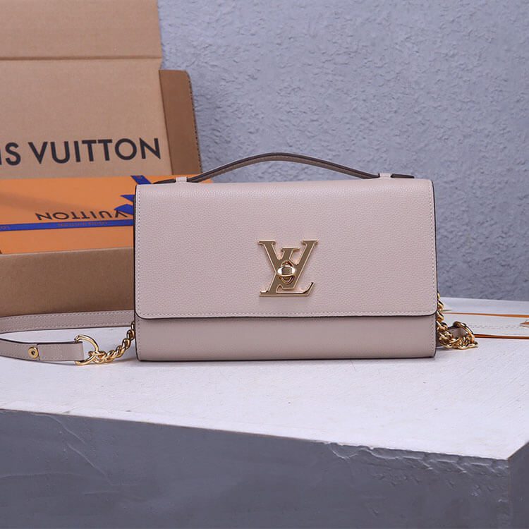 LV Lockme Clutch Purse M56087 - FrasersFashion