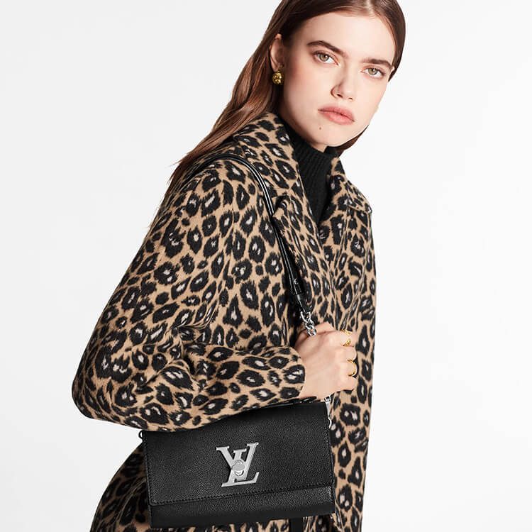 LV Lockme Clutch Purse M56088 - FrasersFashion