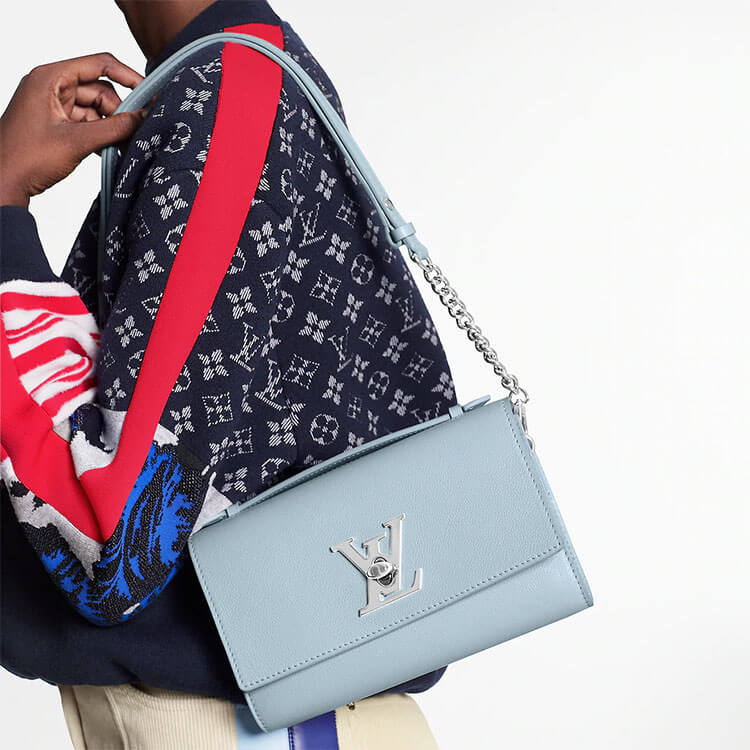LV Lockme Clutch Purse M56136 - FrasersFashion