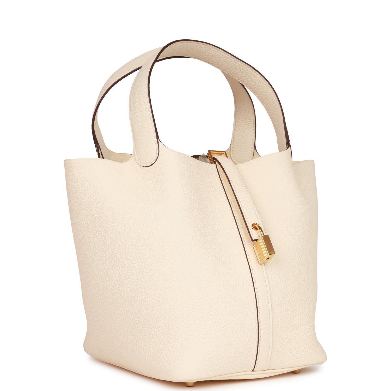 Hermes Picotin Lock 22 Nata Clemence Gold Hardware - FrasersFashion