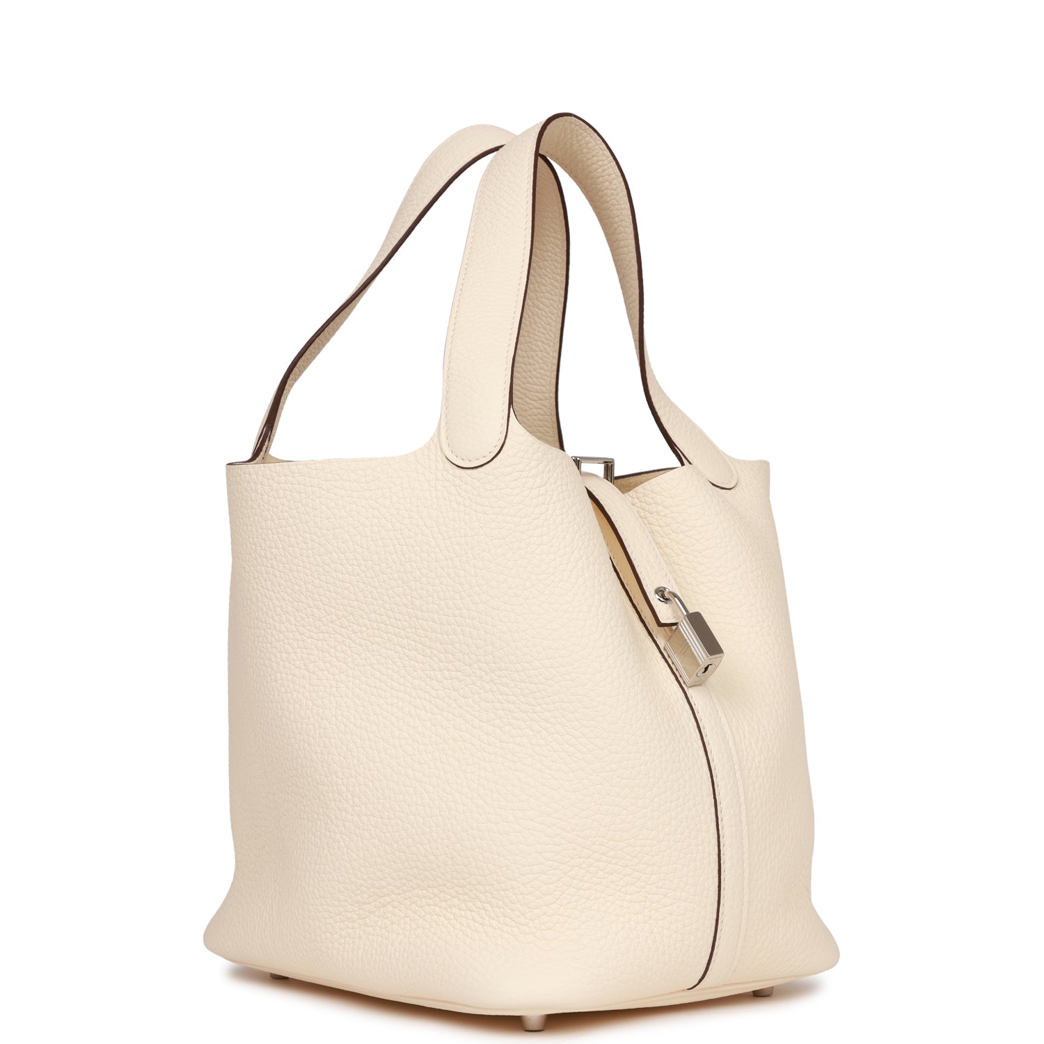 Hermes Picotin Lock 22 Nata Clemence Palladium Hardware - FrasersFashion