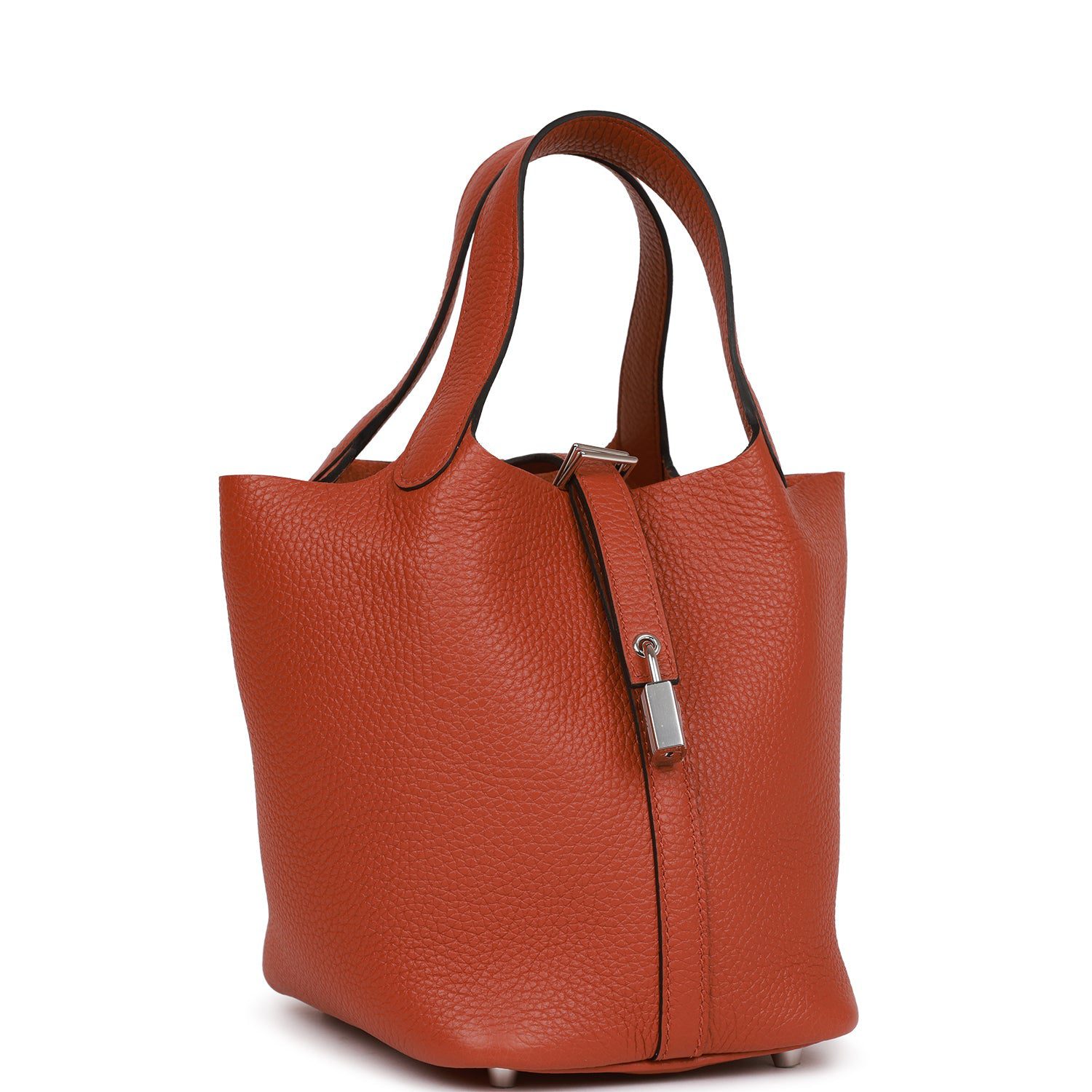 Hermes Picotin Lock 18 Cuivre Clemence Palladium Hardware - FrasersFashion
