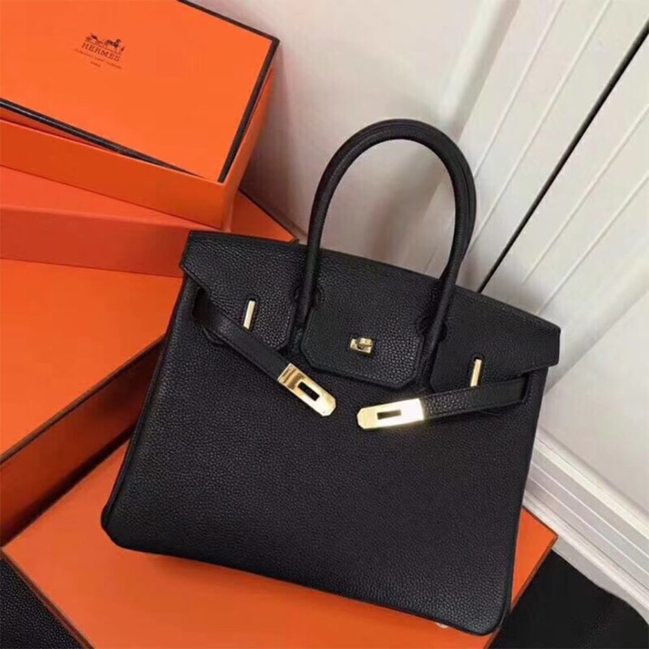 HERMES BIRKIN BAG 30（Black） - FrasersFashion