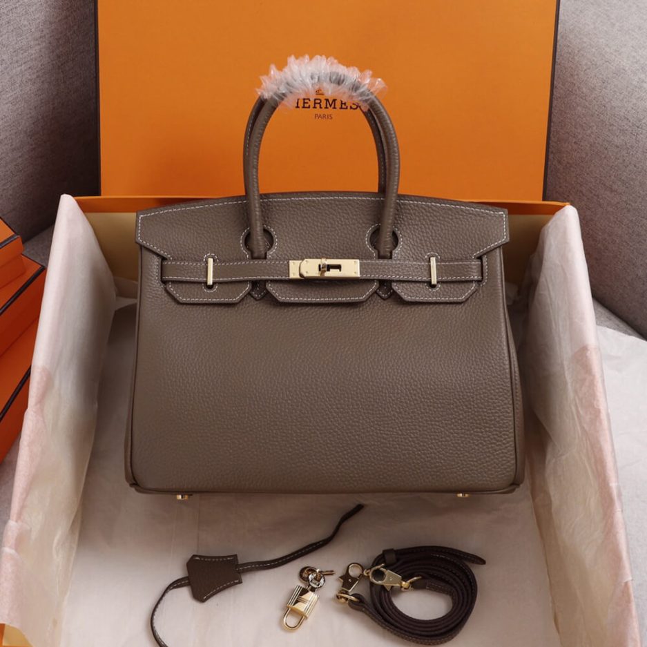 HERMES BIRKIN BAG 25（chocolate color） - FrasersFashion