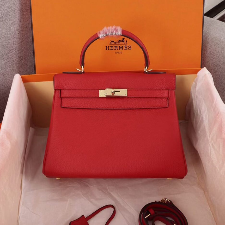 Hermes Kelly 28 （ red ） - FrasersFashion