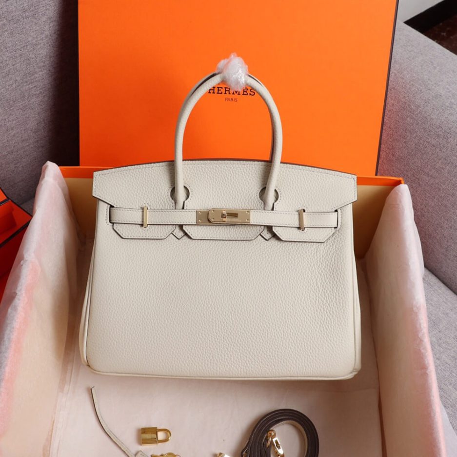 HERMES BIRKIN BAG 25（IVORY WHITE） - FrasersFashion