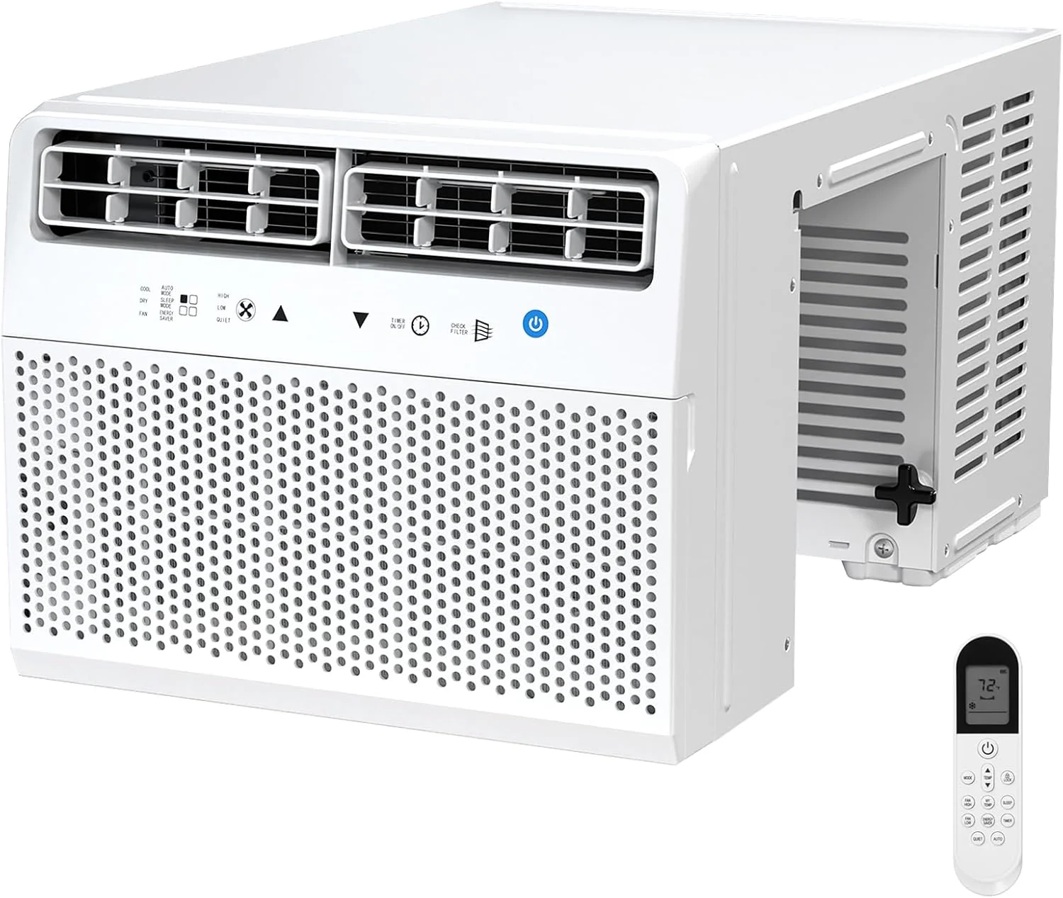 Antarctic Star U-Shaped Air Conditioner Window Unit 10000BTU, Ultra Quiet Window Air Conditioner Cools up to 450 Sq. Ft, Saddle Window AC Units with Full Window View, Energy Saving, Easy to install