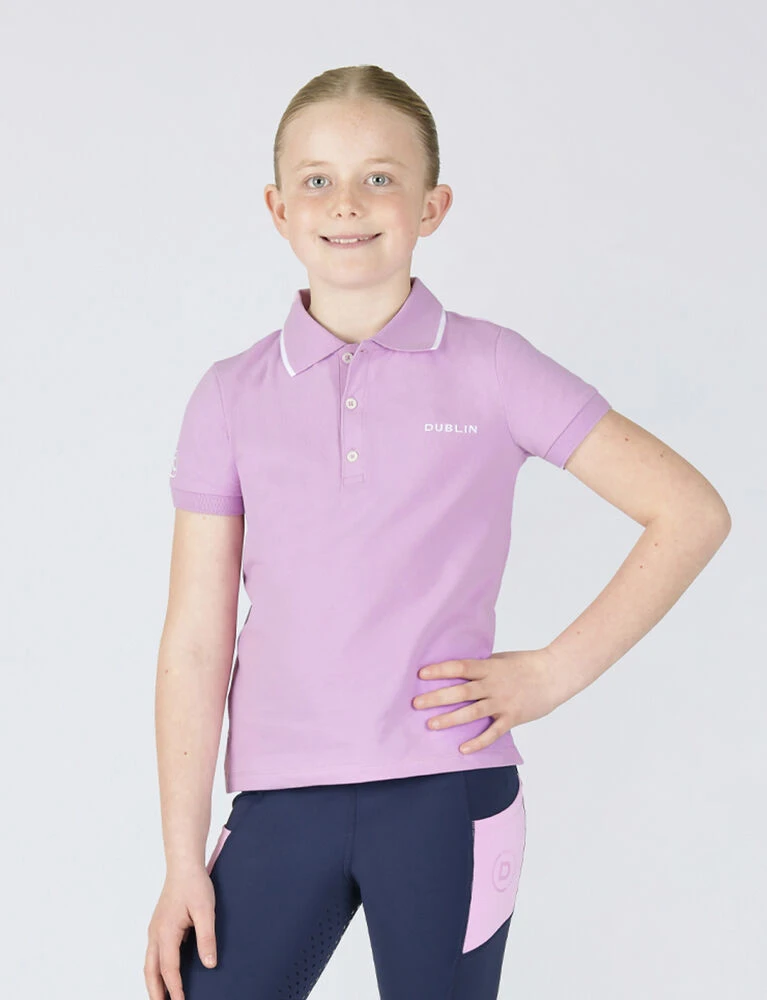 Kids Poppy Short Sleeve Polo Top