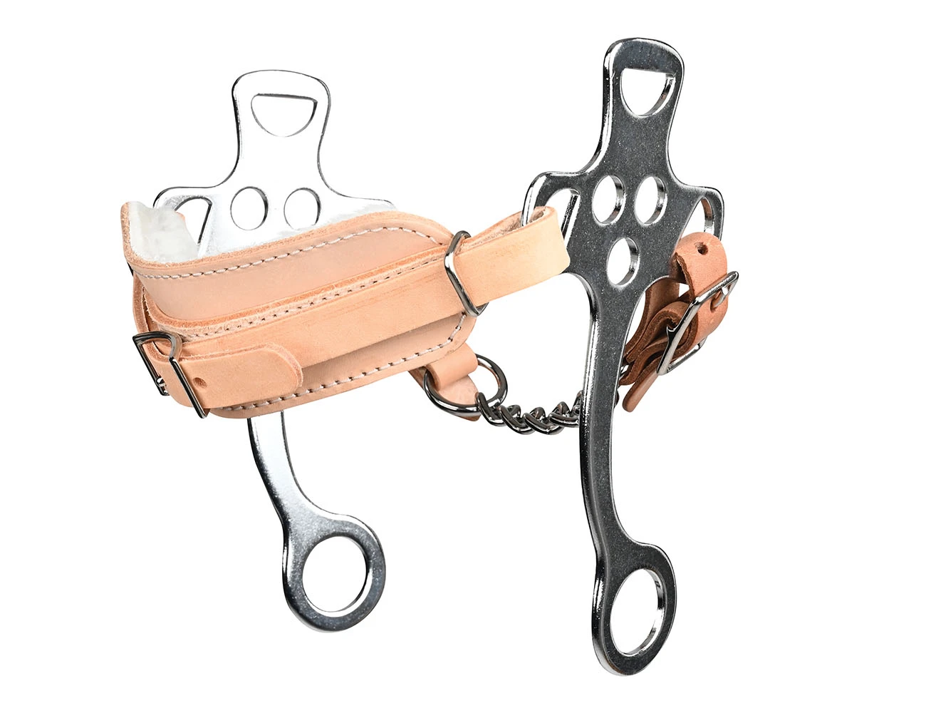Fleece Nose Hackamore Bit