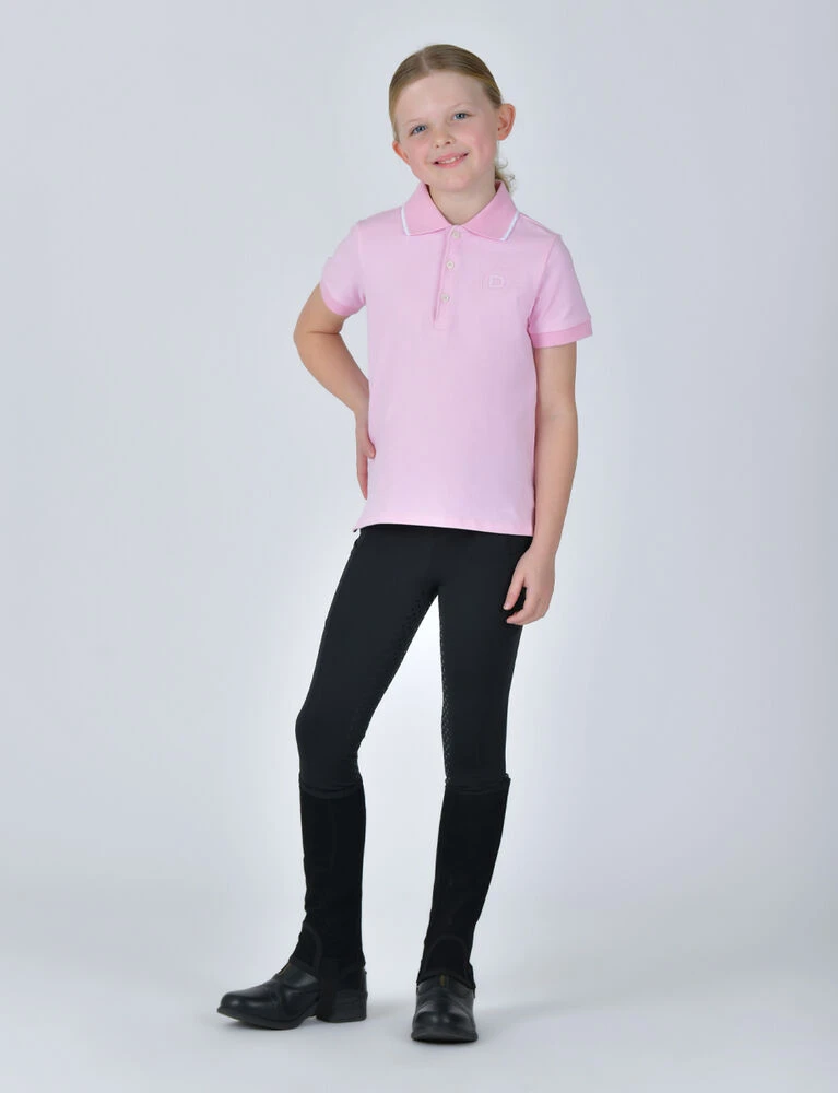 Kids Cotton Pique Short Sleeve Polo