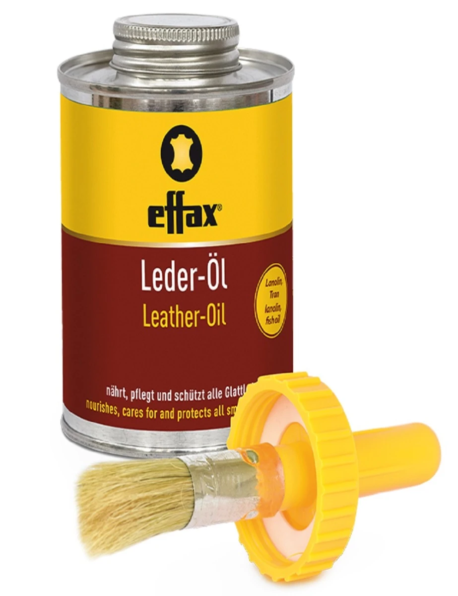 Leather Oil With Applicator Brush
