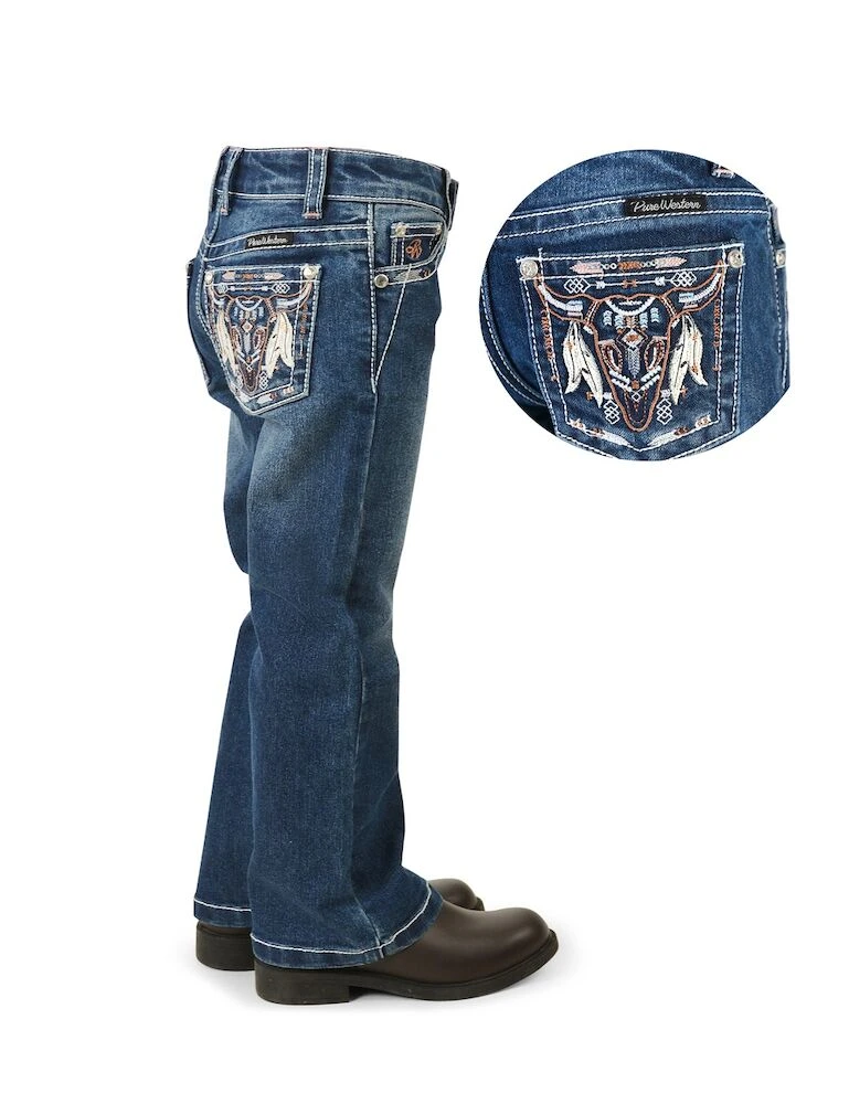 Girls Bettina Boot Cut Jeans