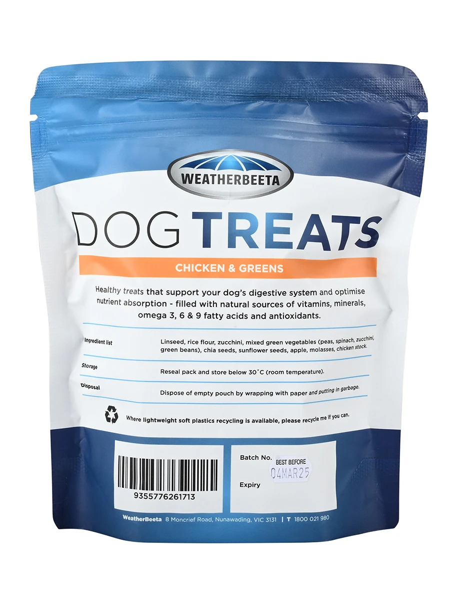 Dog Treats Chicken & Greens