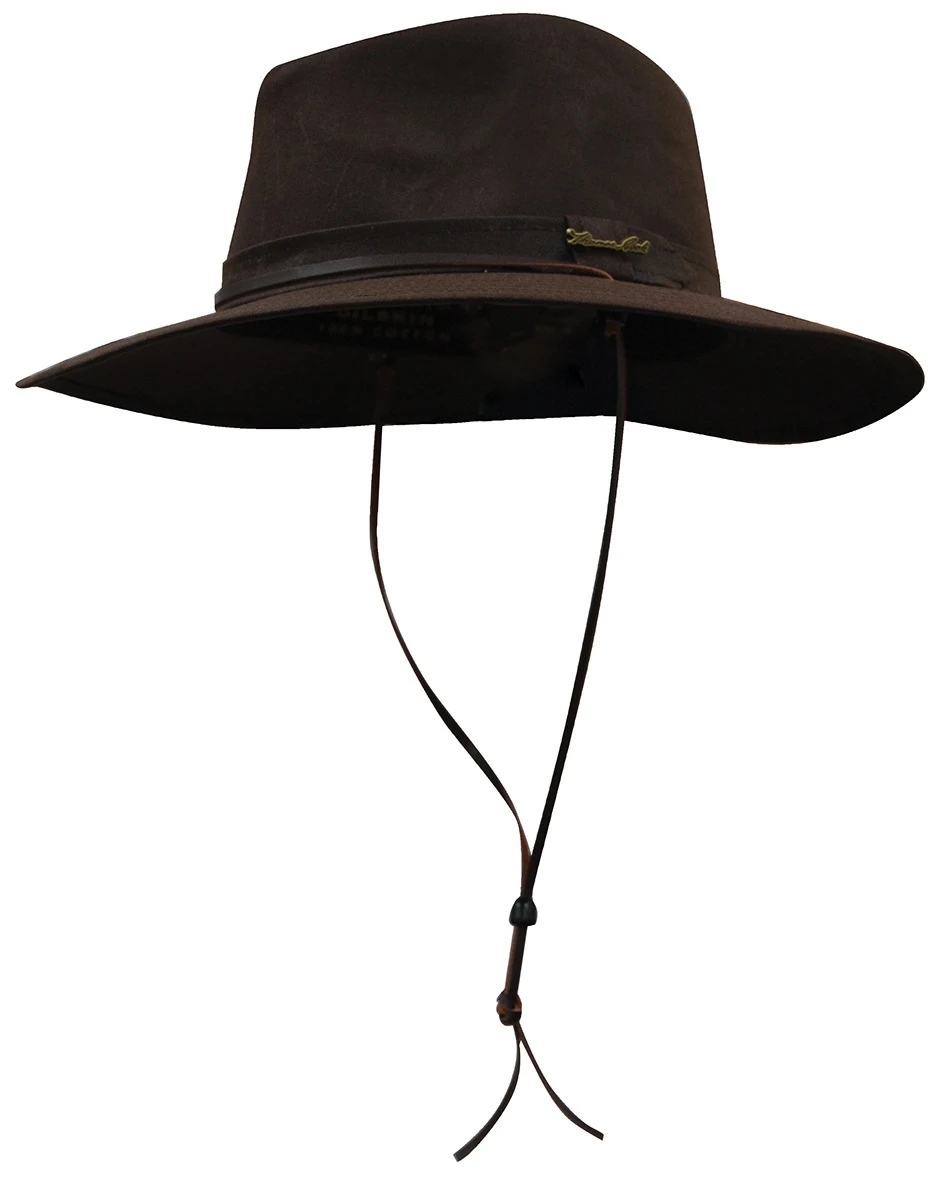 Wide Brim Oilskin Hat