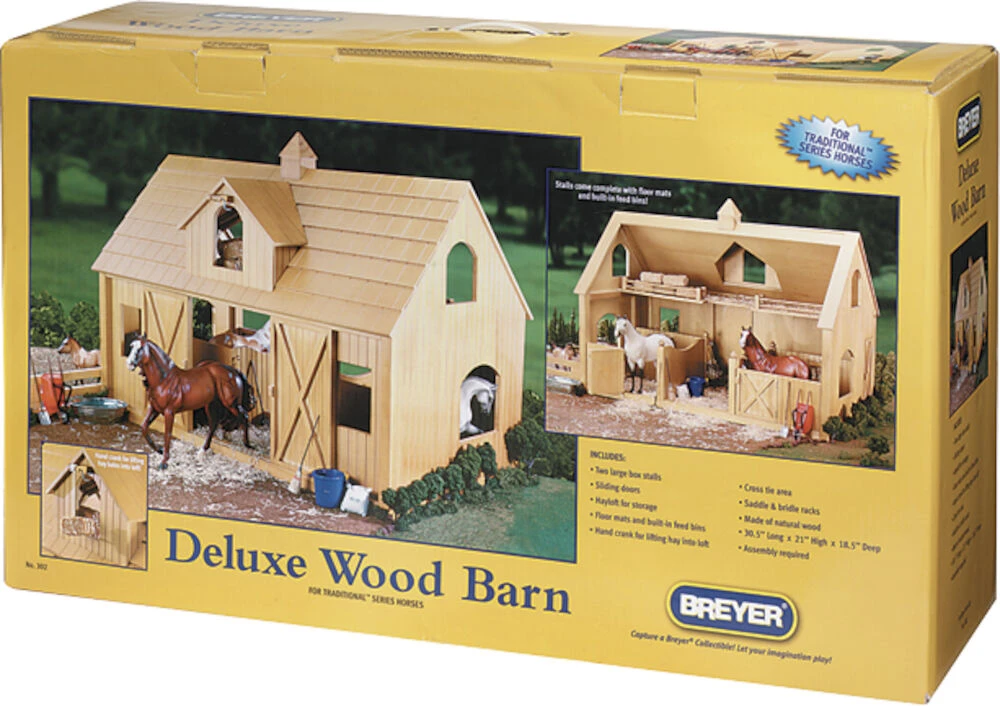Traditional Deluxe Wood Barn With Cupola
