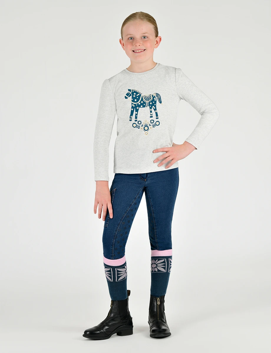 Kids Poppy Puff Sleeve Tee