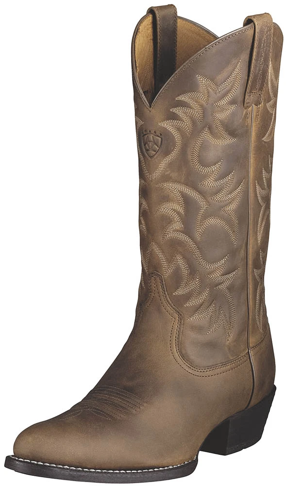 Mens Heritage Western R Toe Boots