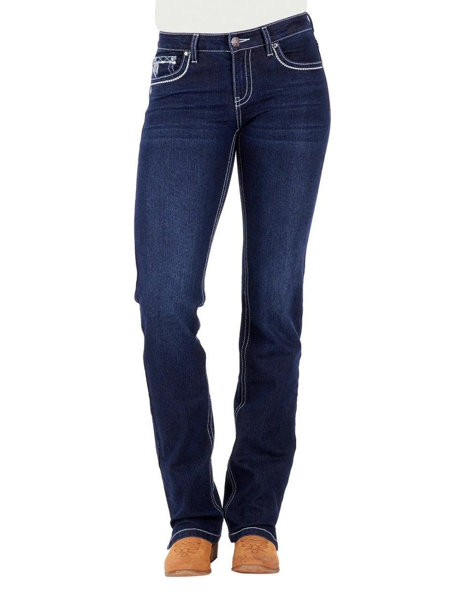 Womens Raina Straight Leg Jean - 34 Leg