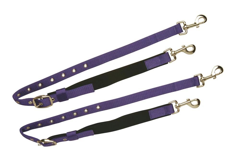 Nylon\/Elastic Adjustable Side Reins