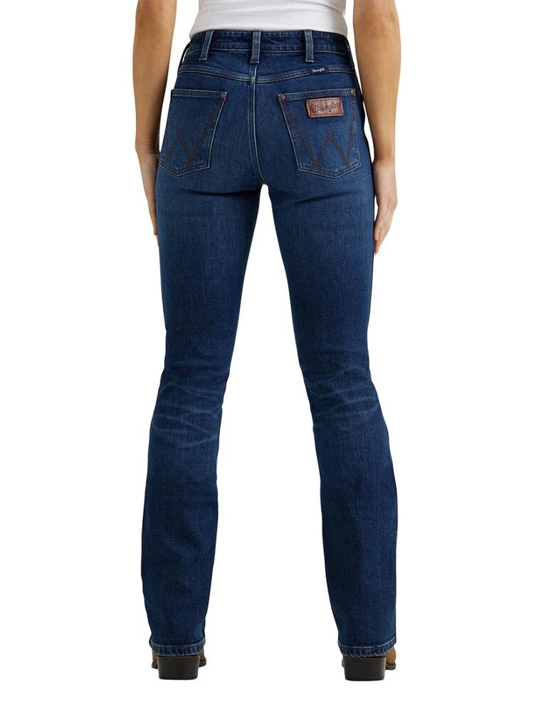 Womens High Rise Boot Cut Jean 32 Leg